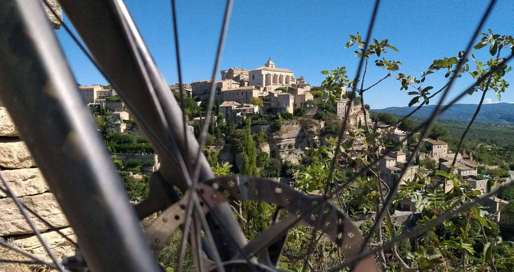 Rando vélo en Provence à Gorde